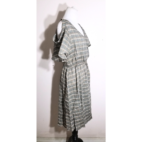 Cottagecore Cold Shoulder Midi Dress - Picture 7 of 8